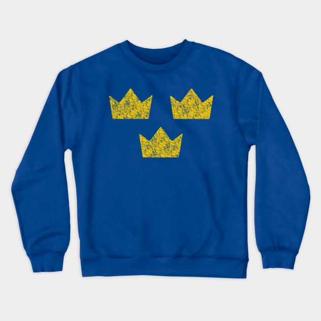 Swedish Crowns Crewneck Sweatshirt by Confusion101